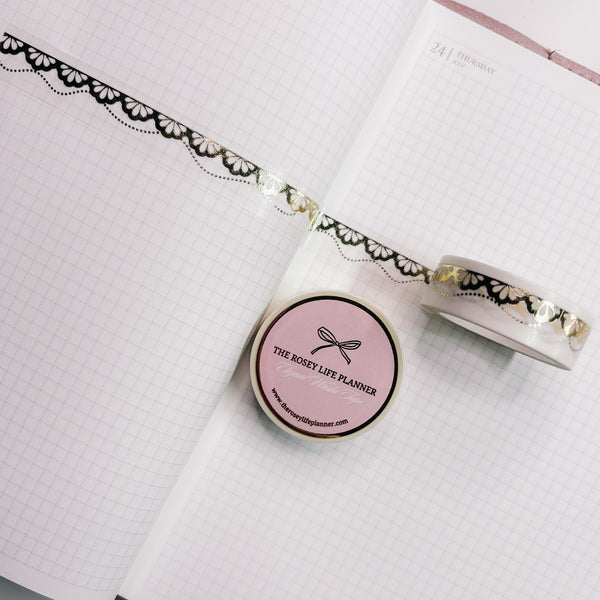 Washi Tape | 10 m - 1.5cm |  TEA PARTY COLLECTION