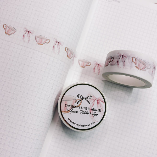 Washi Tape | 10 m - 2cm |  TEA PARTY COLLECTION