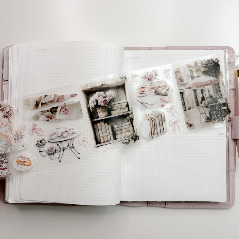 TEA PARTY | PRECUT:  Pet Tape - 10cm x 5 meter roll