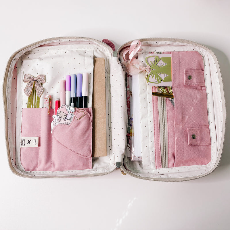 PRE ORDER - LEYL HANDMADE X THE ROSEY LIFE PLANNER COLLABORATION POUCHES