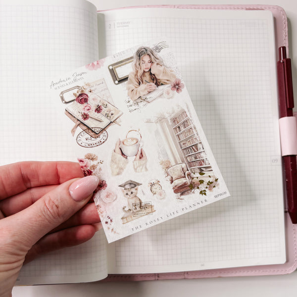 DECO STICKERS  | SHEET 1 | CLEAR/ MATTE  | SEPTEMBER 2025 COLLECTION