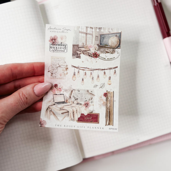 DECO STICKERS  | SHEET 2 | CLEAR/ MATTE  | SEPTEMBER 2025 COLLECTION