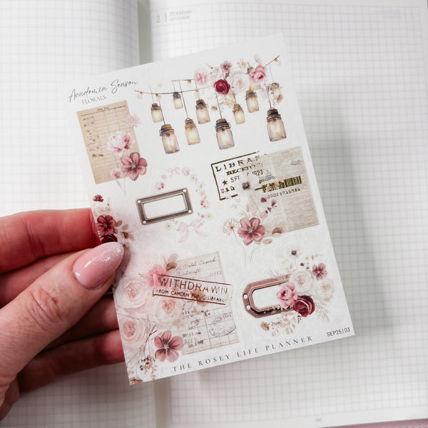 DECO STICKERS  | SHEET 3 | CLEAR/ MATTE  | SEPTEMBER 2025 COLLECTION