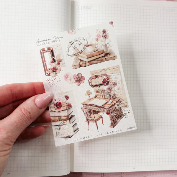 DECO STICKERS  | SHEET 5 | CLEAR/ MATTE  | SEPTEMBER 2025 COLLECTION