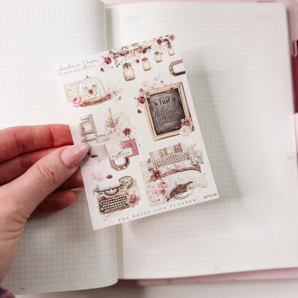 DECO STICKERS  | SHEET 6 | CLEAR/ MATTE  | SEPTEMBER 2025 COLLECTION