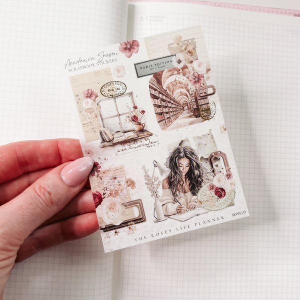 DECO STICKERS  | SHEET 13 | CLEAR/ MATTE  | SEPTEMBER 2025 COLLECTION