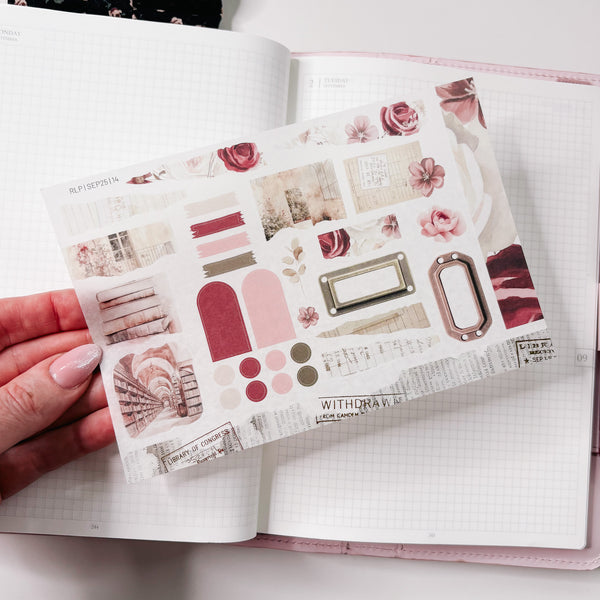 STICKERS | SHEET 14 | CLEAR | SEPTEMBER 25 COLLECTION