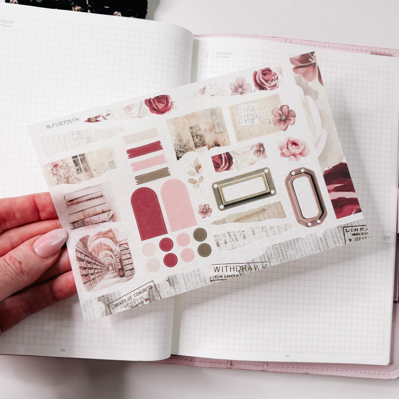 STICKERS | SHEET 14 | CLEAR | SEPTEMBER 25 COLLECTION