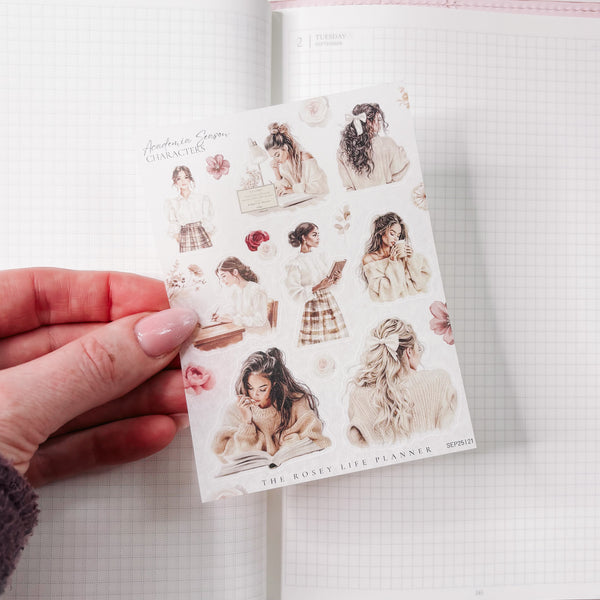 DECO STICKERS  | SHEET 21 | CLEAR/ MATTE  | SEPTEMBER 2025 COLLECTION