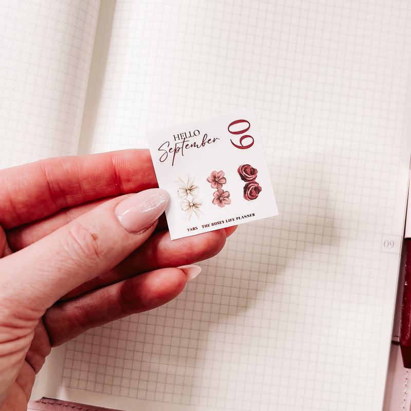 DIVIDER TABS |  MINI STICKER SHEET |  SEPTEMBER25 COLLECTION