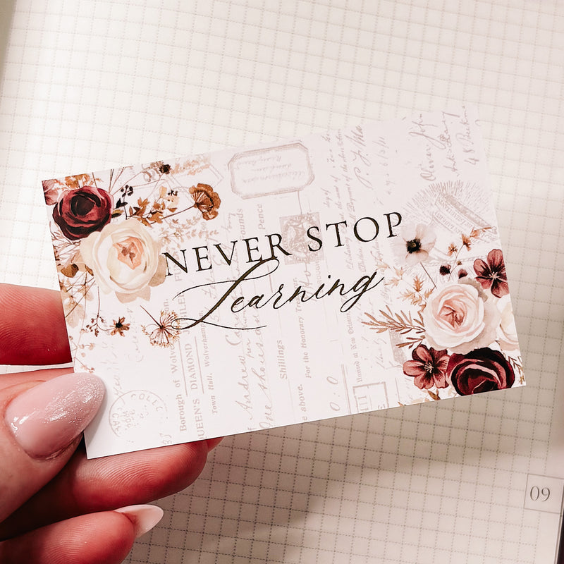 JOURNALING CARD | PLANNER DECO | SEP25