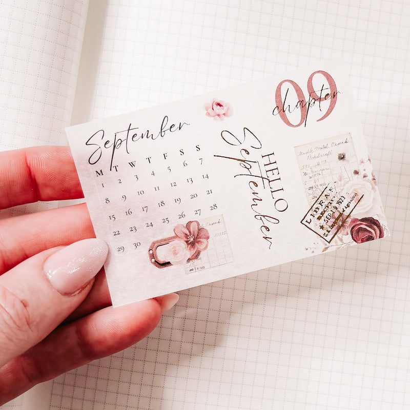 SEPTEMBER25 | MINI SHEET CLEAR MATTE - MINI STICKERS