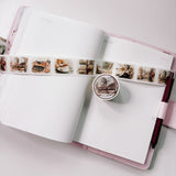 Washi Tape | 10 m - 3cm |  STAMPS - PRECUT SEPTEMBER 2025