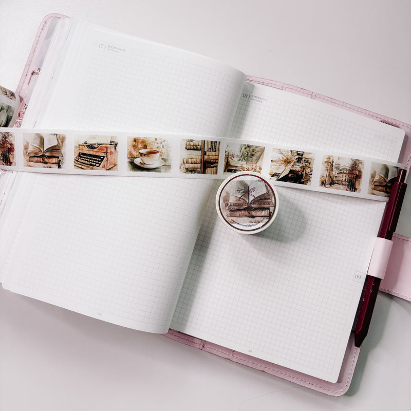 Washi Tape | 10 m - 3cm |  STAMPS - PRECUT SEPTEMBER 2025