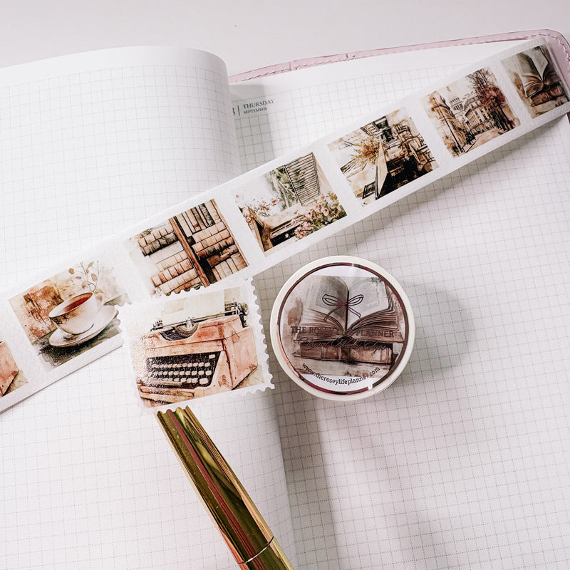 Washi Tape | 10 m - 3cm |  STAMPS - PRECUT SEPTEMBER 2025