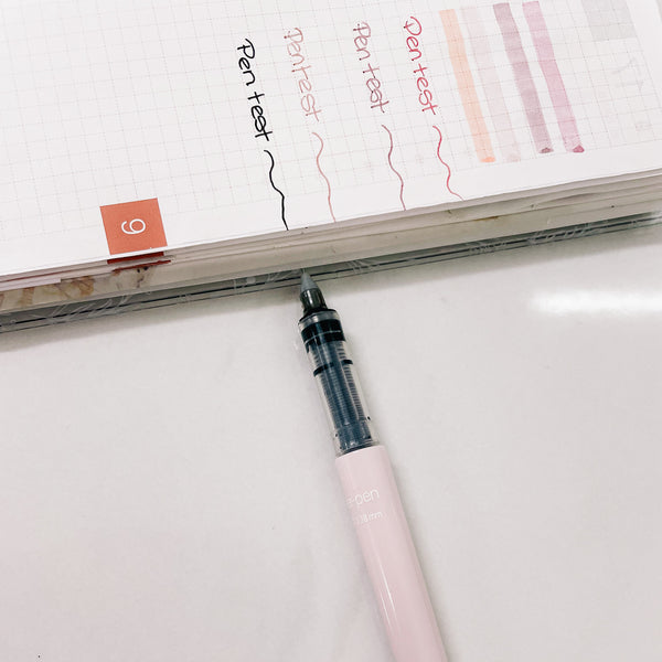 PLANNER PEN |  LIGHT PINK  0.38 NEEDLE  - BLACK INK