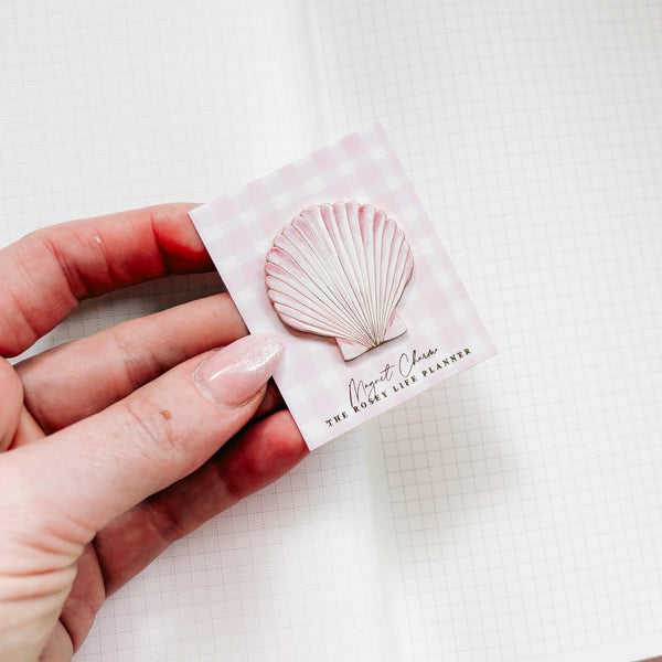 SHELL MAGNET | MEDITERRANEAN COLLECTION | MAGNET PLANNER CHARM