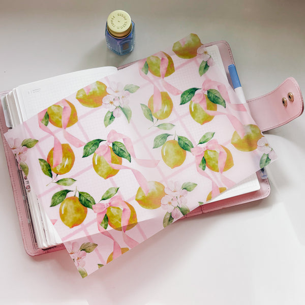 A4 DECO SHEET | VELLUM - MEDITERRANEAN COLLECTION