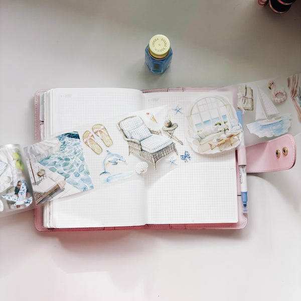 MEDITERRANEAN COLLECTION | PRECUT:  Pet Tape - 10cm x 5 meter roll
