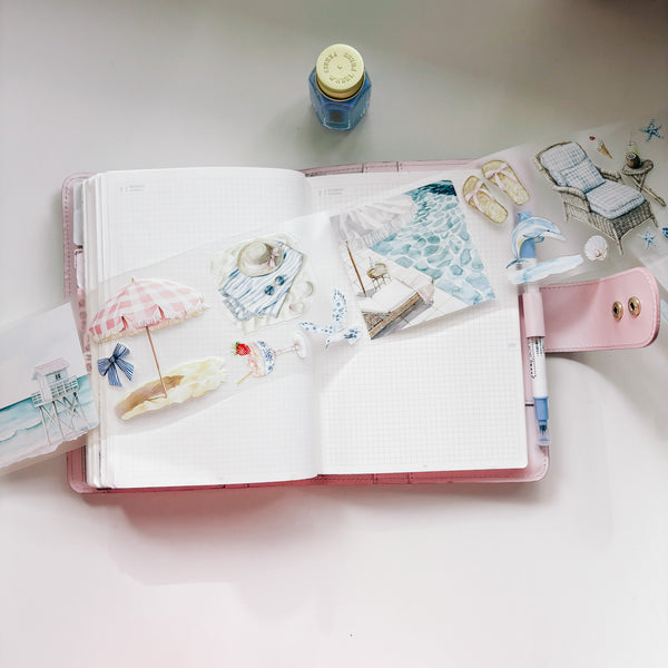 MEDITERRANEAN COLLECTION | PRECUT:  Pet Tape - 10cm x 5 meter roll