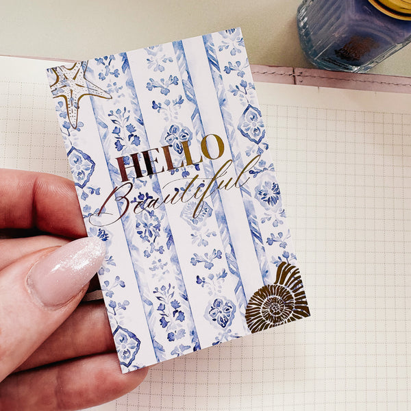 JOURNALING CARD | PLANNER DECO | MEDITERRANEAN COLLECTION