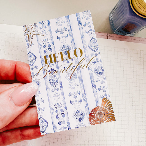 JOURNALING CARD | PLANNER DECO | MEDITERRANEAN COLLECTION