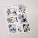 WINTER FRESHNESS | STAMP STICKERS | SHEET 12 | CLEAR/ MATTE | DE23 COLLECTION