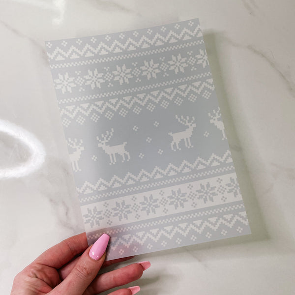 PLANNER DASHBOARD | WINTER FRESHNESS -  VELLUM | DE 23 COLLECTION