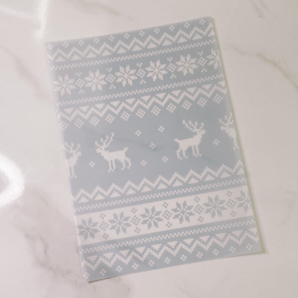 PLANNER DASHBOARD | WINTER FRESHNESS -  VELLUM | DE 23 COLLECTION