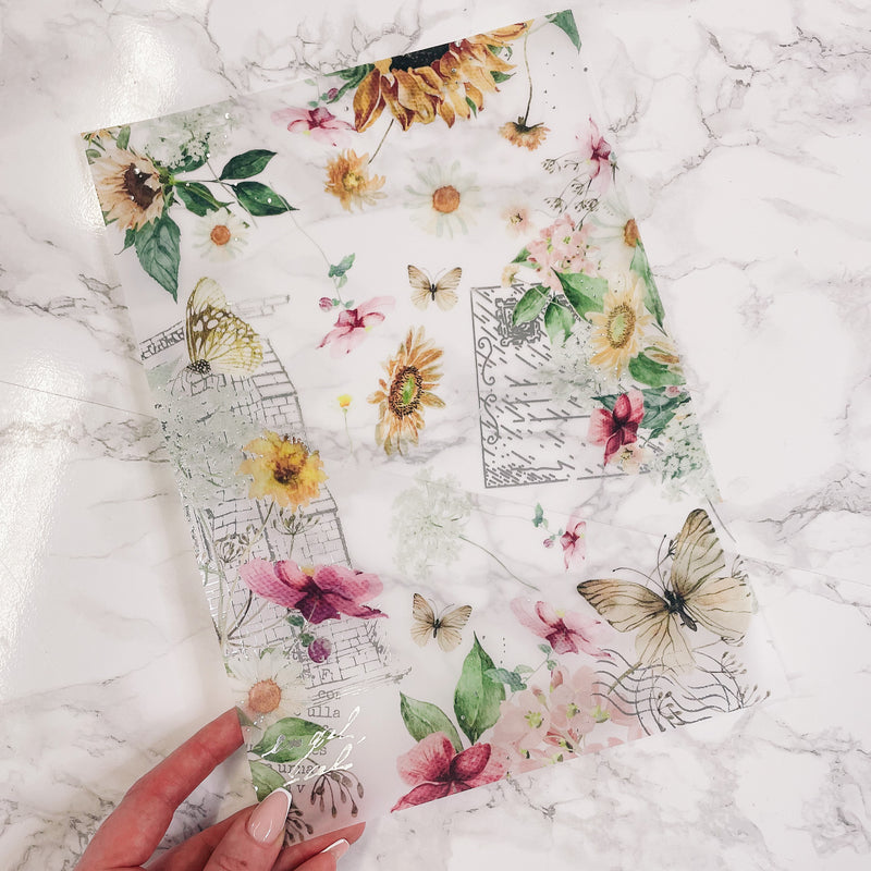 A4 DECO SHEET | VELLUM WITH FOIL | SEP24