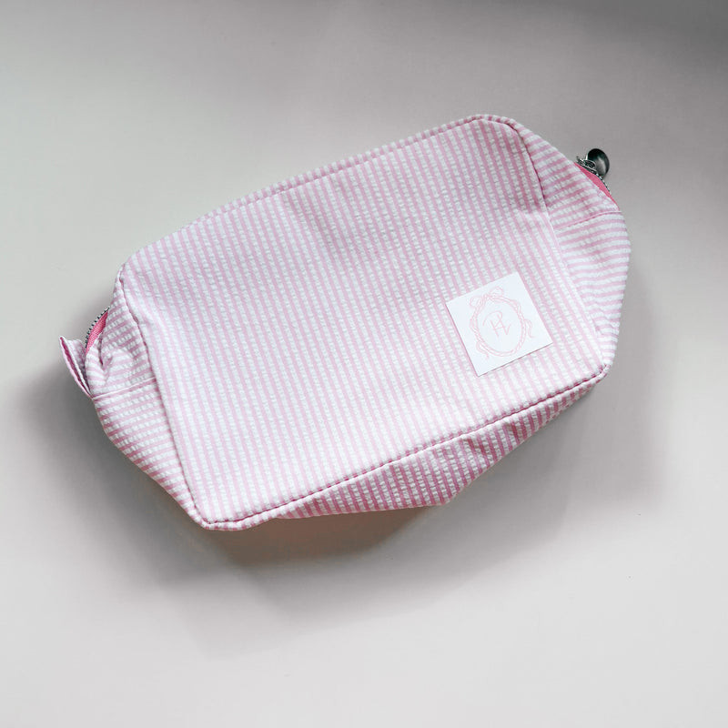 PENCIL CASE | PINK STRIPES | STATIONERY STORAGE