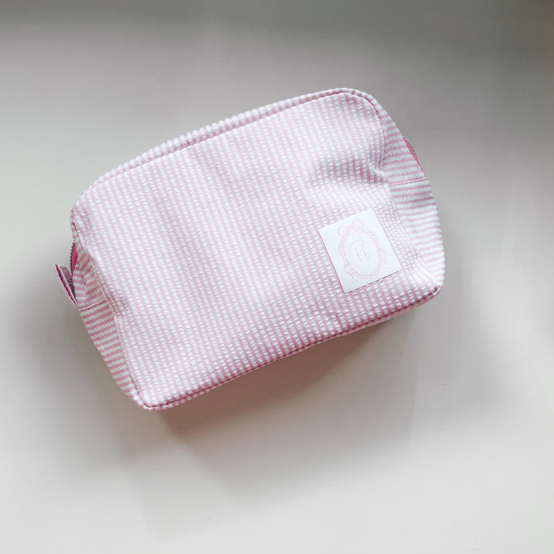 PENCIL CASE | PINK STRIPES | STATIONERY STORAGE
