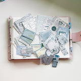 Ephemera Package - SET 100 pcs| Stickers and Paper Die Cuts