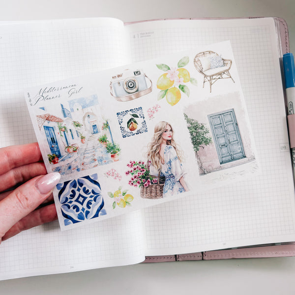 MEDITERRANEAN COLLECTION | STICKERS 1-11 or ALL 11 BUNDLE DEAL | CLEAR MATTE