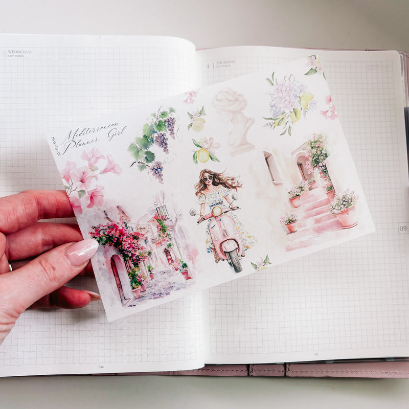 MEDITERRANEAN COLLECTION | STICKERS 1-11 or ALL 11 BUNDLE DEAL | CLEAR MATTE