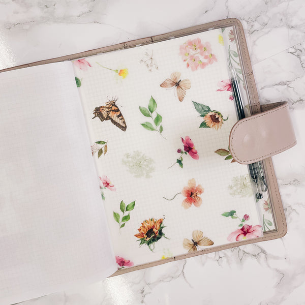 PLANNER DASHBOARD | FLORAL -  VELLUM | SEP24 COLLECTION