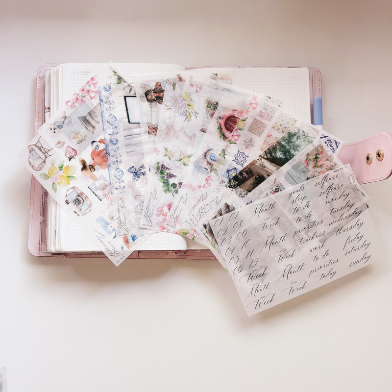 MEDITERRANEAN COLLECTION | STICKERS 1-11 or ALL 11 BUNDLE DEAL | CLEAR MATTE