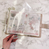 A4 DECO SHEET | ACETATE - FOILED BLUSH | BOOKS & BOWS COLLECTION