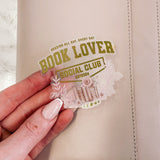 DIE CUT STICKER | BOOKS & BOWS COLLECTION PET STICKER Gold