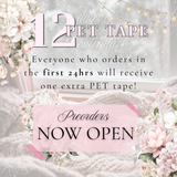 BOX PRESALE : 12 DAYS OF PET TAPE
