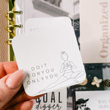 JOURNALING CARDS | PLANNER DECO | Do it for you