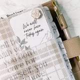 JOURNALING CARDS | PLANNER DECO | We will never