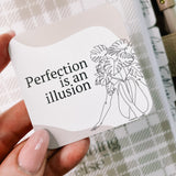 JOURNALING CARDS | PLANNER DECO | Perfection is an Illusion