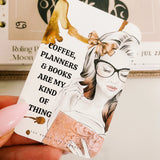 JOURNALING CARD | PLANNER DECO | Coffee & Books