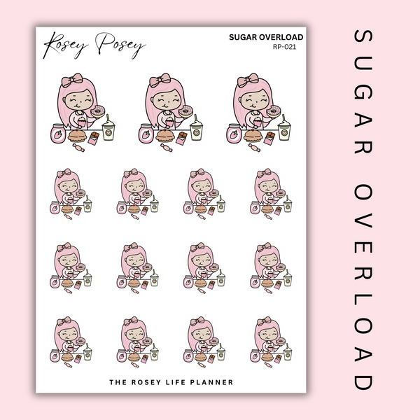 SUGAR OVERLOAD | ROSEY POSEY | CLEAR MATTE & MATTE | RP-021