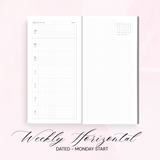 2026 | ROSEY PLANNER | COMPACT | WEEKS SIZE | TOMOE RIVER PAPER | PREORDER
