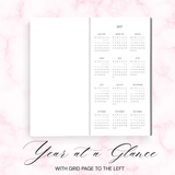 PREORDER | 2027 | ROSEY PLANNER | COMPACT | WEEKS SIZE | TOMOE RIVER PAPER