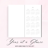 2026 | ROSEY PLANNER | COMPACT | WEEKS SIZE | TOMOE RIVER PAPER | PREORDER