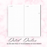 PREORDER | 2027 | ROSEY PLANNER | COMPACT | WEEKS SIZE | TOMOE RIVER PAPER