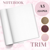 PREORDER  | TRIM | A5 NOTEBOOK | 224 PAGES - 52 GSM TOMOE RIVER PAPER